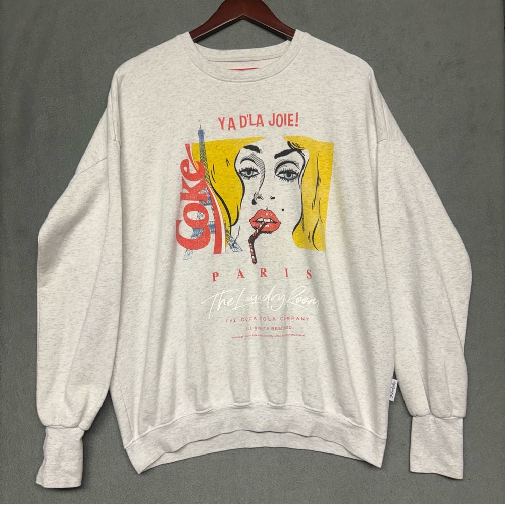 The Laundry Room Paris Coke Jumper in Heather Grey